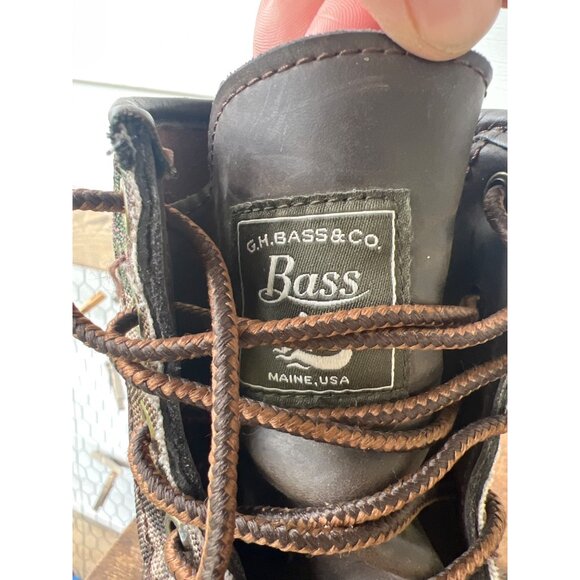 Bass Mens 8M Waterproof Duck Boots Mallard F17 Camo Textile & Rubber Upper - Picture 7 of 7